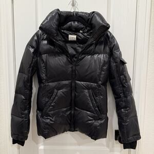 S13 New York Kylie Jacket Black Duck Down Winter Puffer Jacket Size S
